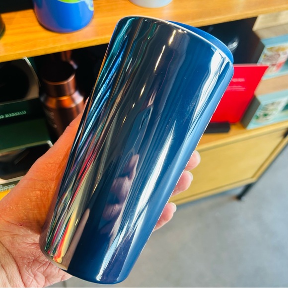 Starbucks Iridescent Blue Ceramic Cup Hot Winter Night Tumbler New 2023 Holiday - Picture 7 of 8